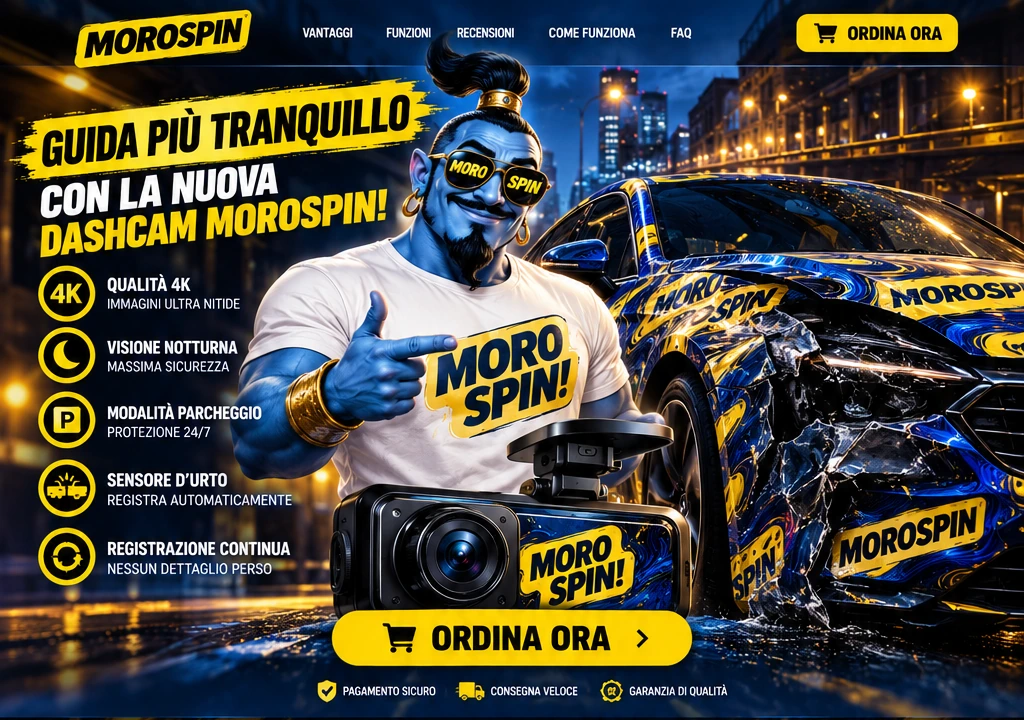 MOROSPIN — guida più tranquilla con dashcam